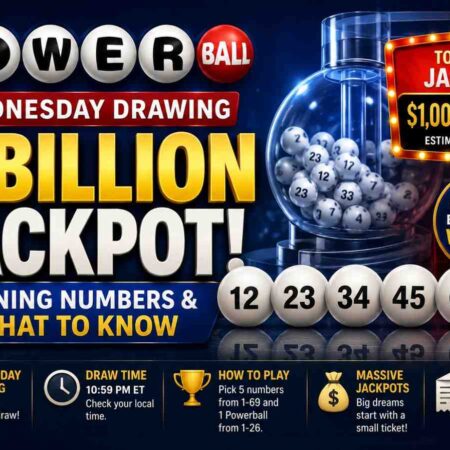 Powerball Wednesday Drawing: $1 Billion Jackpot, Winning Numbers & What to Know